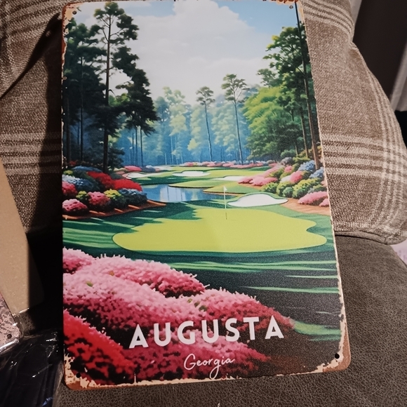 Other - Augusta Georgia Golf Course Metal Sign 8x11in